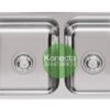 JOHNSON - PILETA DOBLE 63 X 37 X 15 R63