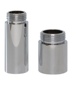 VALFORTE - PROLONGACION CROMADA 1/2" X 3" (75 MM)