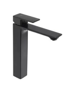 PEIRANO - MONOCOMANDO LAVATORIO ALTO BLACK SORIA